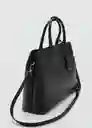 Bolso G Nova Negro Mujer Mango