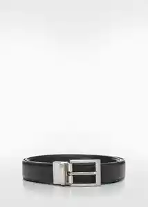 Cinturón Emili4 Negro Talla 90 Hombre Mango