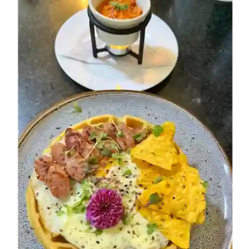 Waffle Ranchero de la Casa