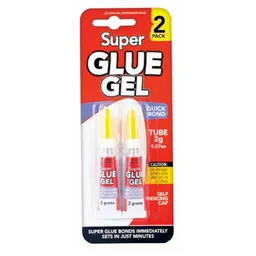 Super Glue Pegante en Gel Tubo 2 Gr x 2 Unidades HY0018