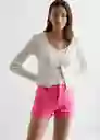 Short Frilled Fucsia Talla 21 Mango Teen Girl Mango