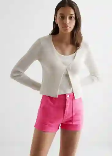 Short Frilled Fucsia Talla 21 Mango Teen Girl Mango