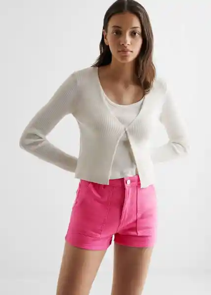 Short Frilled Fucsia Talla 21 Mango Teen Girl Mango