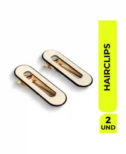 Neon Set Clip Básico Gancho Pinza Blanco