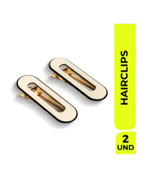 Neon Set Clip Básico Gancho Pinza Blanco