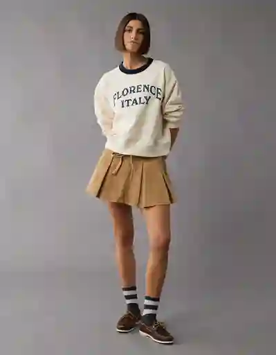 Buzo Mujer Blanco Talla X-SMALL 2543100 American Eagle