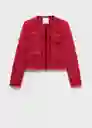 Chaqueta Rosso Rojo Talla XS Mujer Mango