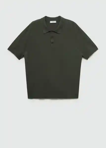 Polo Galaxia Musgo Talla L Hombre Mango