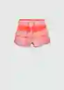 Short Alicia Naranja Talla XS Mujer Mango