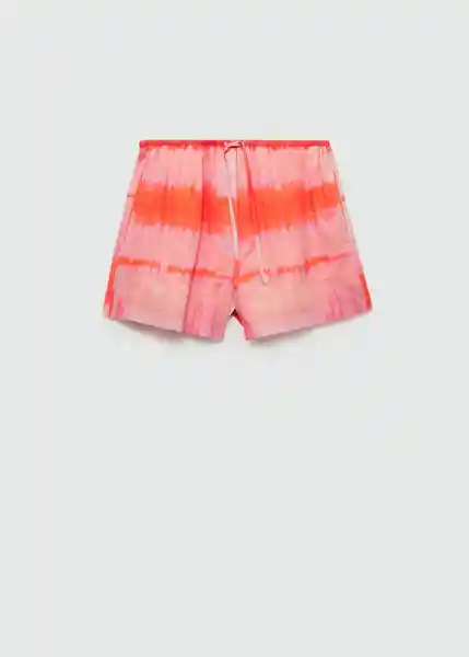 Short Alicia Naranja Talla XS Mujer Mango