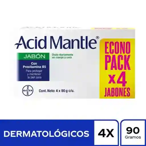 Acid Mantle Of Jabones X4 U Econopack88124251