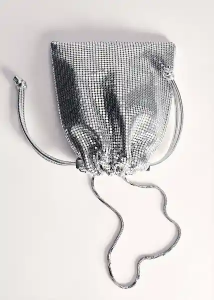 Bolso P Fran Plata Talla 99 Mujer Mango