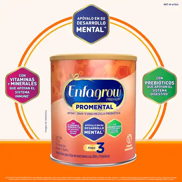 Alimento Lácteo Enfagrow Premium Promental Natural 375 g
