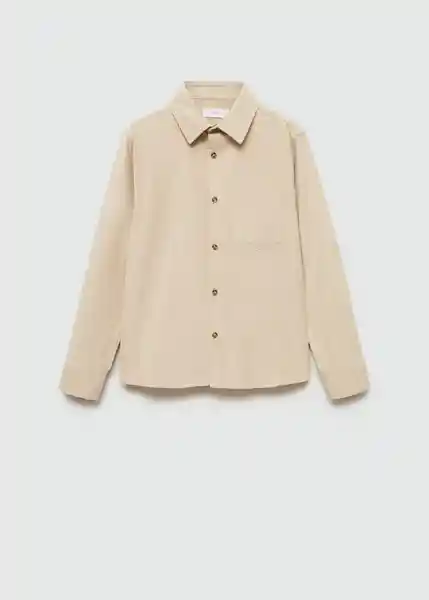 Camisa Coen Crudo Talla 11 Niños Mango