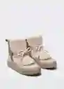 Botin Joann Rosa Pastel Talla 36 Niñas Mango