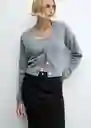 Falda Matilda Tejano Negro Talla S Mujer Mango