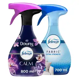 Febreze Pack Ambientador Telas Strenght 700 mL + Calm 800 mL