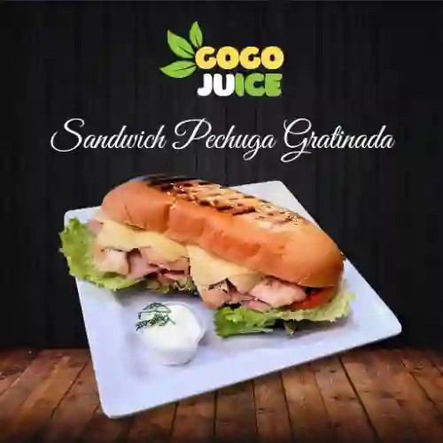 Sándwich Parrilla Pechuga Gratinada