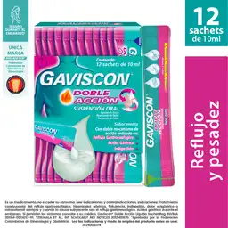 Gaviscon Suspensión Oral Doble Acción Sachet