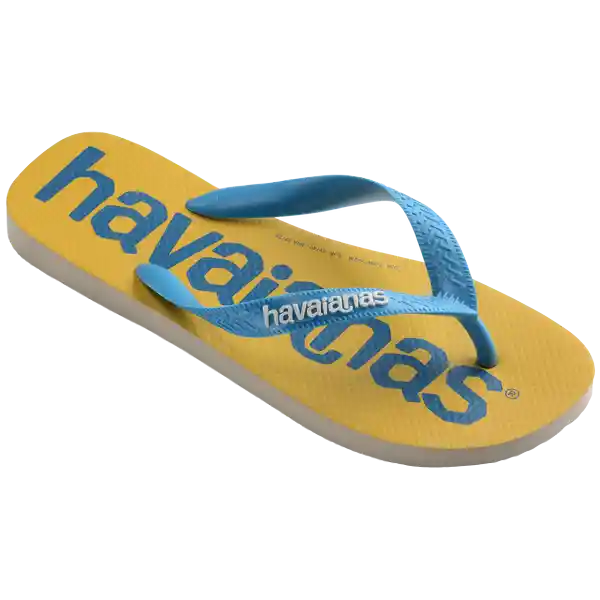 Sandalias Top Logomania II Beige Talla 42 4145741 Havaianas