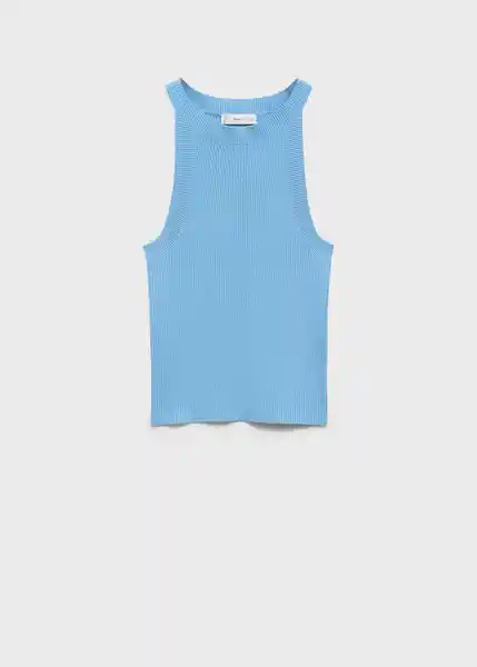 Top Halter Celeste Talla 22 Teen Niñas Mango