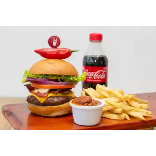 Combo Red Hot Chili Burger