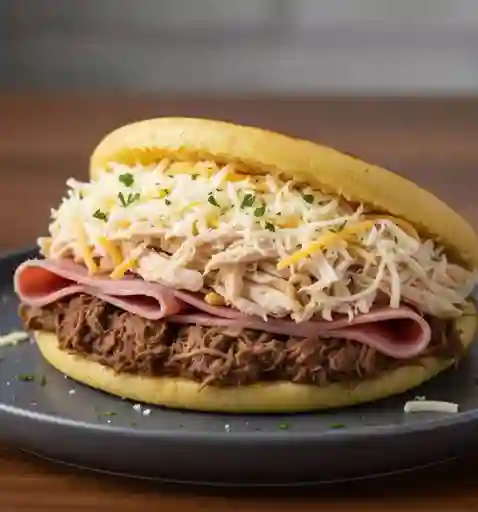 Arepa Carne Polluda