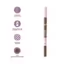 Lápiz de Cejas 3 en 1 Serie Minimalist Meium Brown 03 Miniso