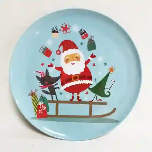 Krea Plato Amigos Navidad 2024 33 cm