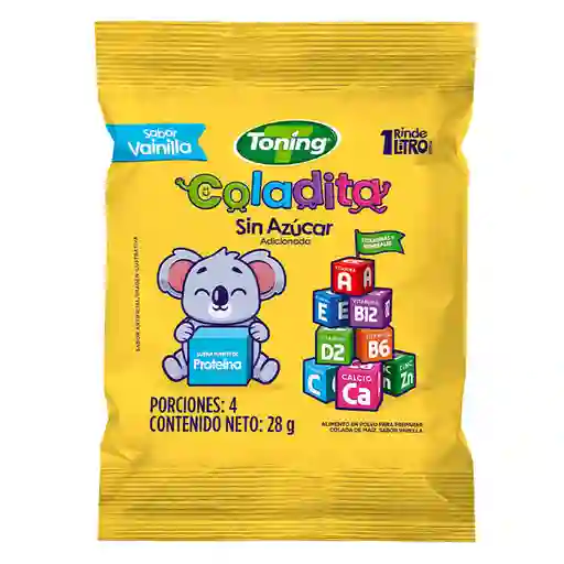 Toning Colada Fécula Maíz Vainilla