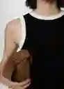 Top Fine Negro Talla XS Mujer Mango