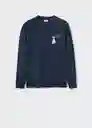 Sudadera Xmasfc Navy Talla Xxl Hombre Mango