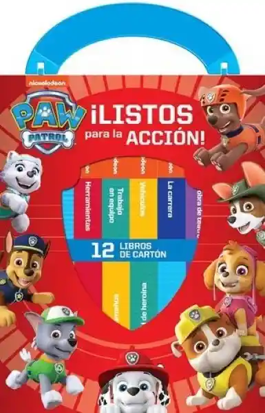 Paw Patrol 12 Libros ¡Listos Para la Acción! - Pi Kids