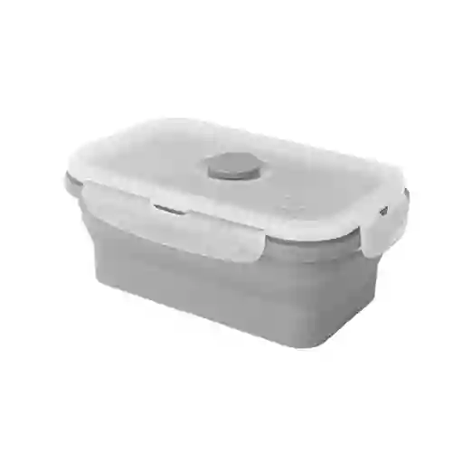 Contenedor de Alimentos de Silicona Serie Silver Grey Miniso