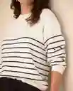 Suéter Tejido Crudo Novia Claro Talla XL 661G200 Esprit