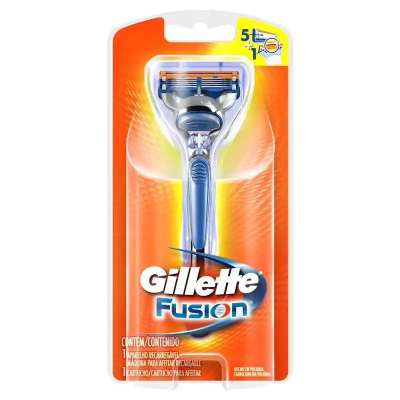 Gillette Maquina de Afeitar Fusión 5 Recargable