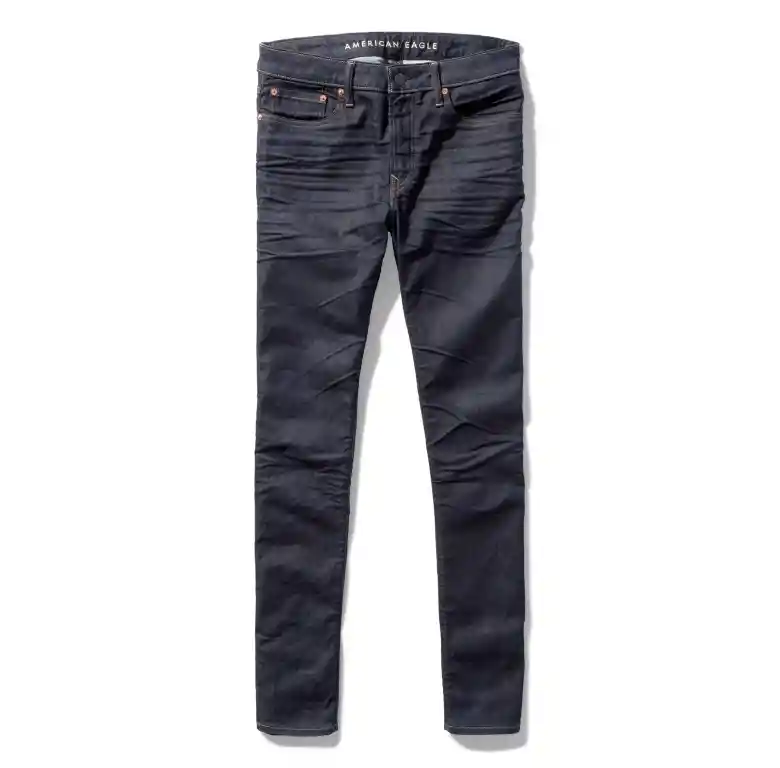 Jean Slim Straight Azul Talla 31 X 32 Hombre American Eagle