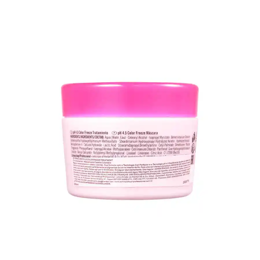 Schwarzkopf Tratamiento Capilar Bonacure Color Freeze