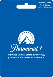 Tarjeta Paramount 1 Mes