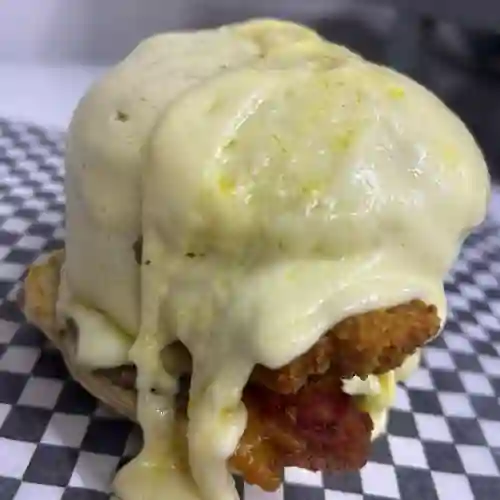 Flashburguesa Queso Crunch