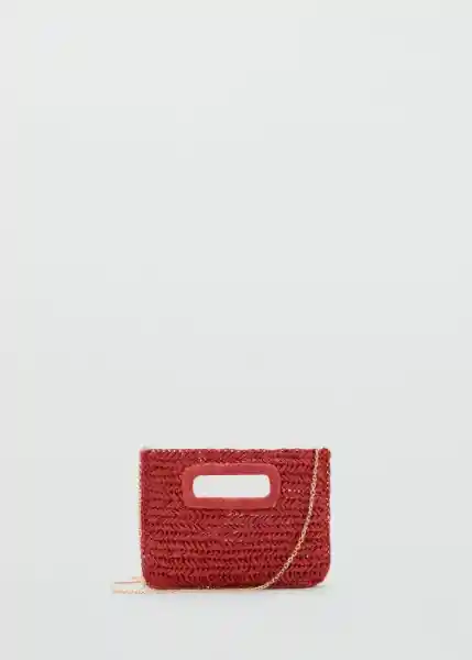 Bolso P Holbox Rojo Talla 99 Mujer Mango