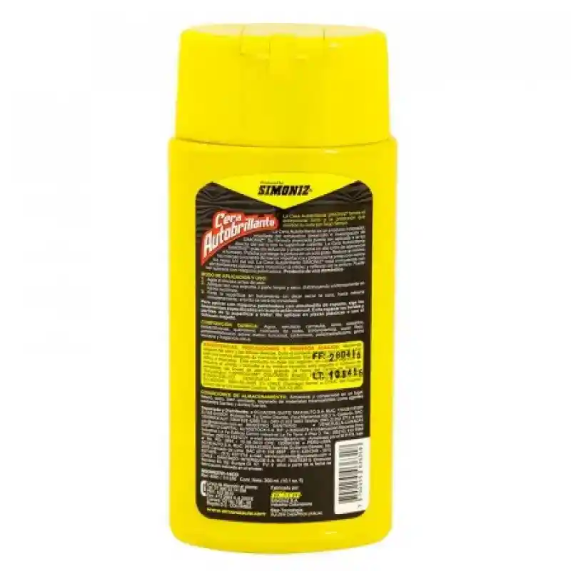 Home Sentry Simoniz Cera Auto Brillante 300 Ml