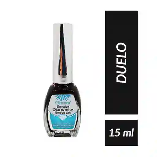 Glimmer Esmalte Diamante Efecto Gel Tono Duelo 15 mL