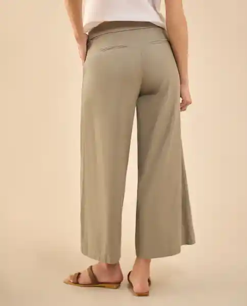 Pantalón Enigma Preteñido Verde Talla 14 432G008 Esprit