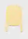 Jersey Sunny Amarillo Pastel Talla M Mujer Mango