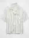 Camisa Hombre Blanco Talla: MEDIUM 2852100 American Eagle