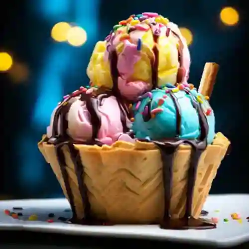 Canasta de Helado Triple