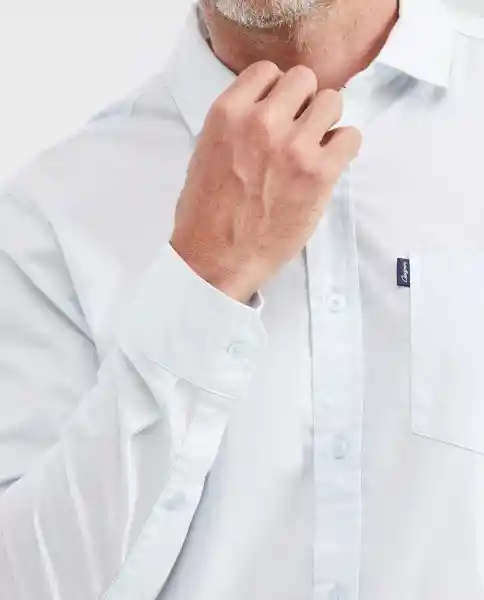 Camisa Carbon Manga Larga Azul Talla XL Chevignon