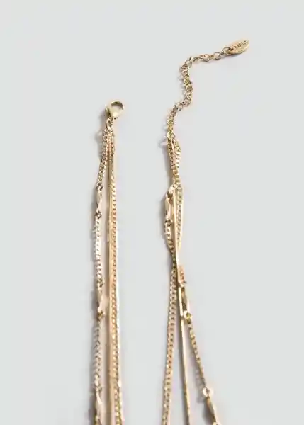 Collar Jackie Oro Talla 99 Mujer Mango