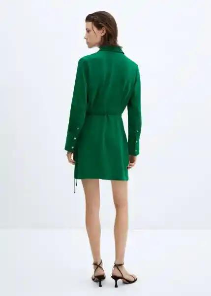 Vestido Bela Verde Talla S Mujer Mango